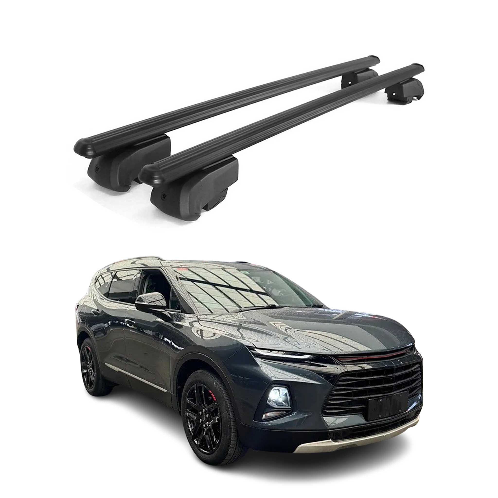 2021-2026 Chevrolet Trailblazer Roof Rack Cross Bars Black