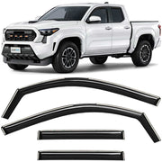Clim Art Wind Deflectors for Toyota Tacoma Double Cab 2024-2026 Smoke Dark 4Pcs