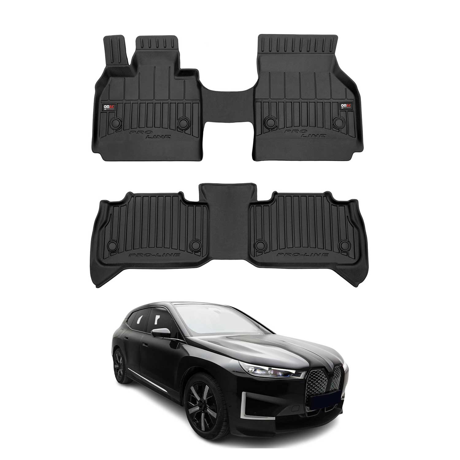 2022-2026 BMW iX Premium Floor Mats Liners Full Set All Weather Heavy Duty