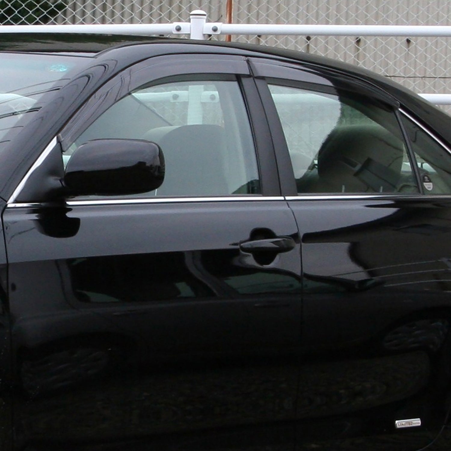 2002-2006 Toyota Camry Window Visor Vent Rain Guard Deflector Acrylic 4Pcs