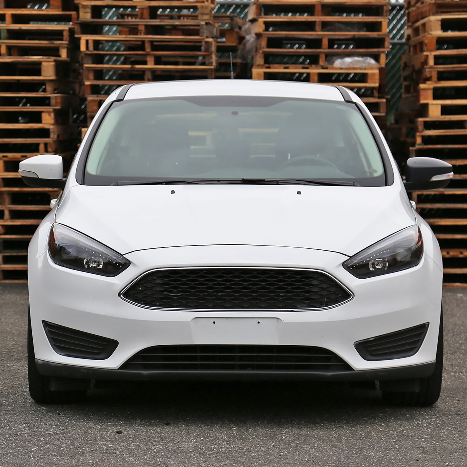 2015-2018 Ford Focus LED Sequential Signal Projector Headlights Matt Black