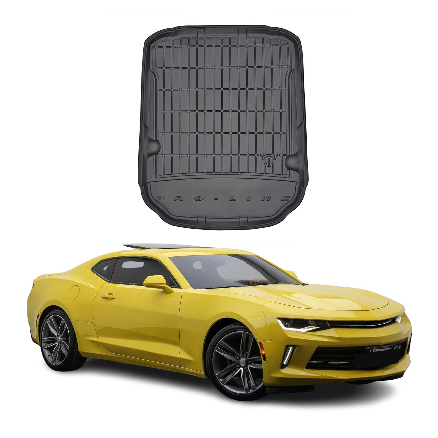2016-2024 Chevrolet Camaro Coupe Premium Cargo Liner Trunk Mat All Weather Heavy Duty