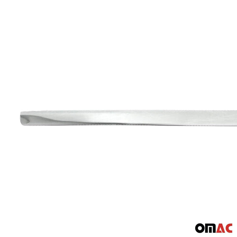 Rear Trunk Molding Trim for BMW 3 Series E36 1992-1999 Stainless Steel Silver - OMAC USA