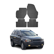 2002-2015 Volvo XC90 Floor Mats Liners Full Set All Weather Rubber Black