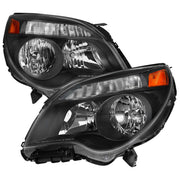 For Chevrolet Equinox 2010-2015 Factory Style Headlights Matte Black Housing Clear Lens