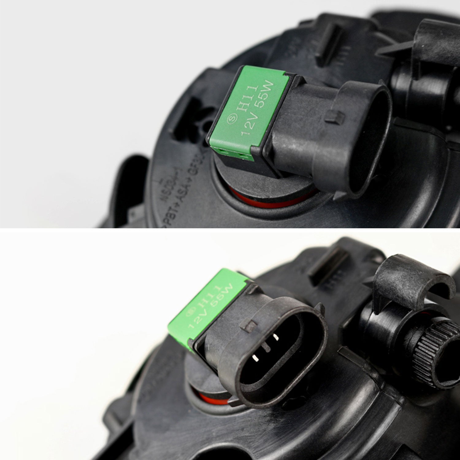 2010-2012 Nissan Altima Sedan H11 Fog Lights Kit Chrome Housing/Clear Lens