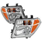 2005-2008 Nissan Frontier/2005-2006 Pathfinder Factory Headlights Chrome/Clear