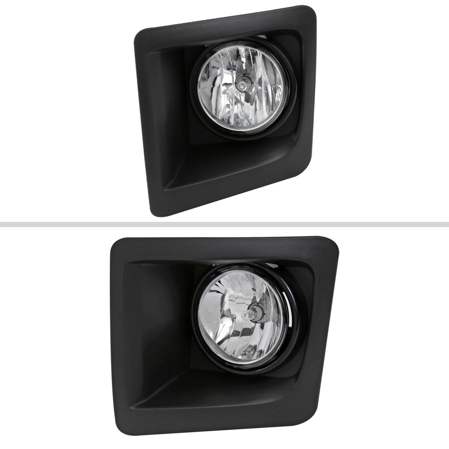 2014-2015 GMC Sierra 1500 H3 Fog Lights Chrome Housing/Clear Lens