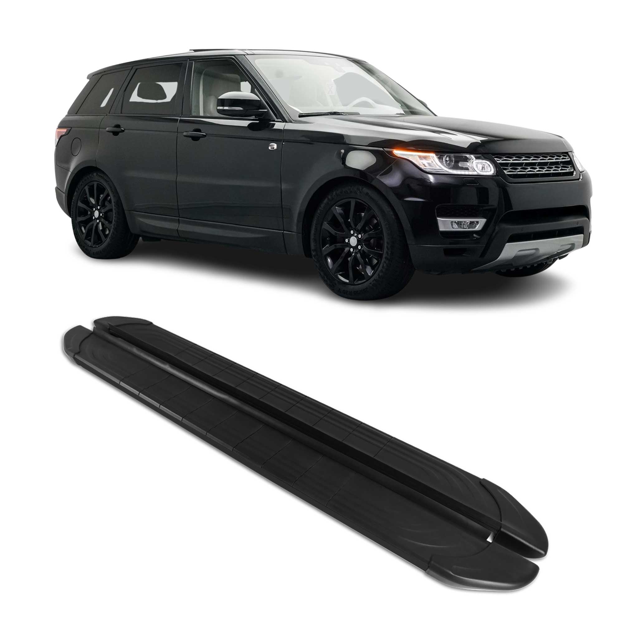 2013-2021 Land Rover Range Rover Running Boards Side Steps Black