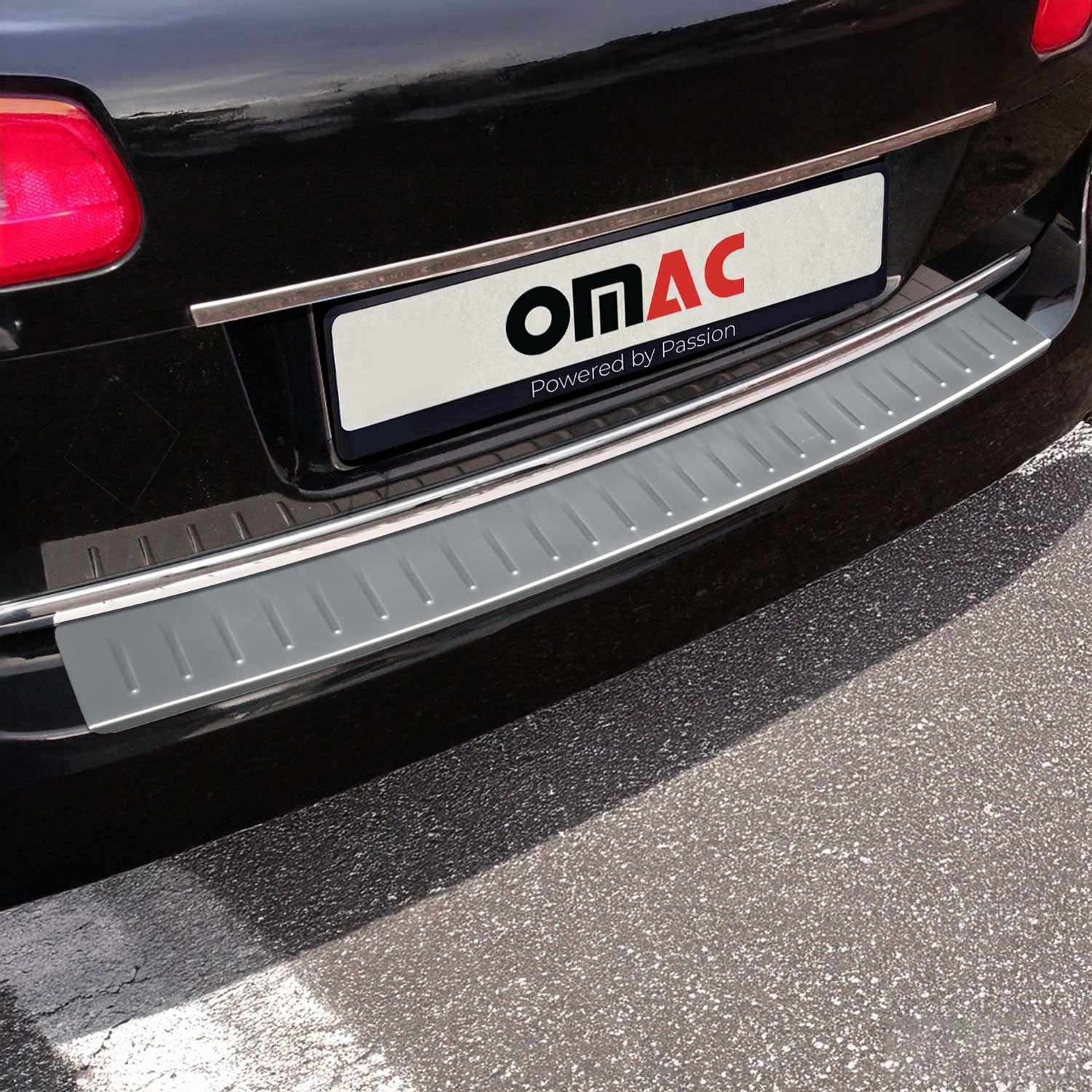 2006-2010 VW Passat B6 Rear Bumper Sill Cover Protector Guard Brushed Stainless Steel