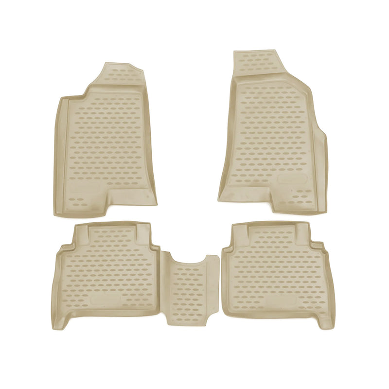 2006-2010 Hummer H3/H3T Floor Mats Liners Full Set All Weather Beige