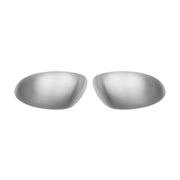 2011-2014 Nissan Juke Side Mirror Cover Caps Brushed Stainless Steel Silver 2 Pcs
