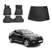 OMAC Floor Mats & Cargo Liners for BMW X6 2008-2014 Black