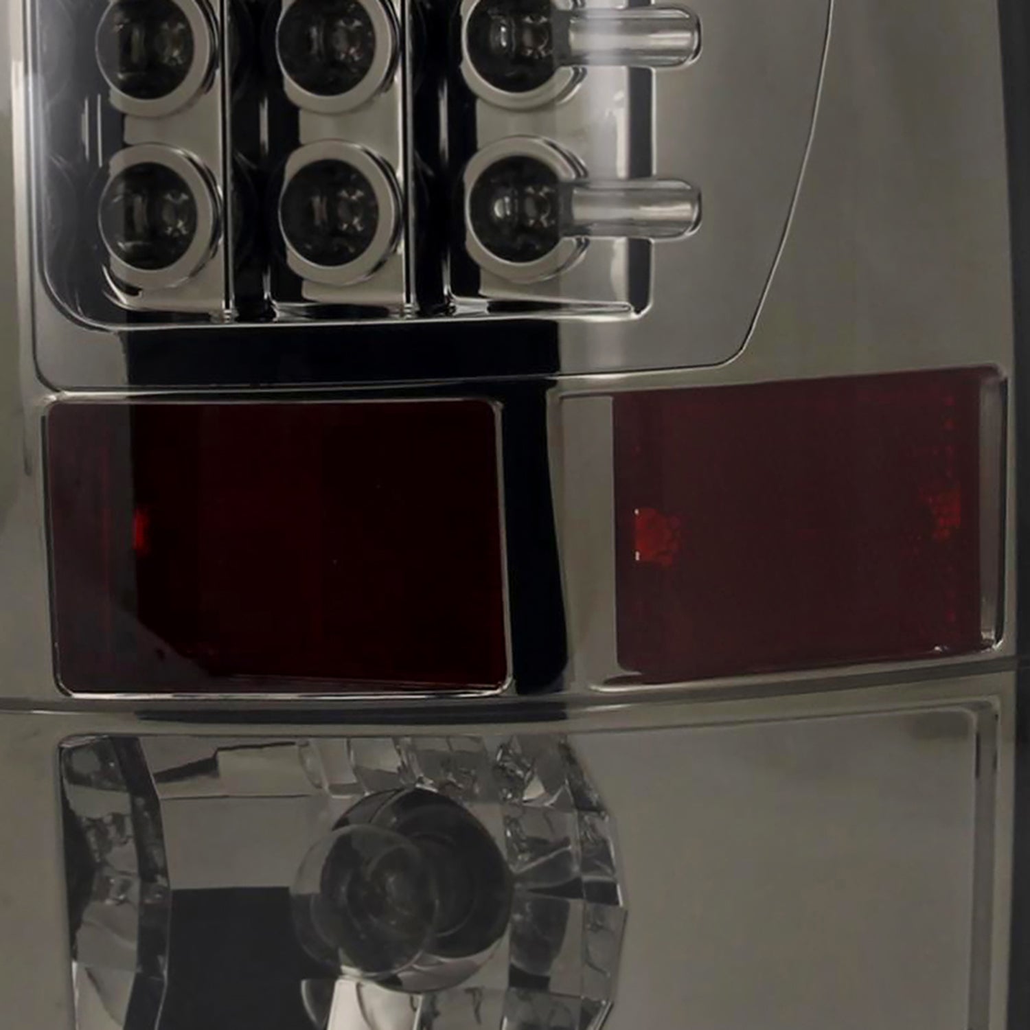 2002-2006 Dodge RAM LED Tail Lights Chrome Housing/Smoke Lens