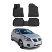 2009-2013 Toyota Corolla Sedan Floor Mats Liners Full Set All Weather Black