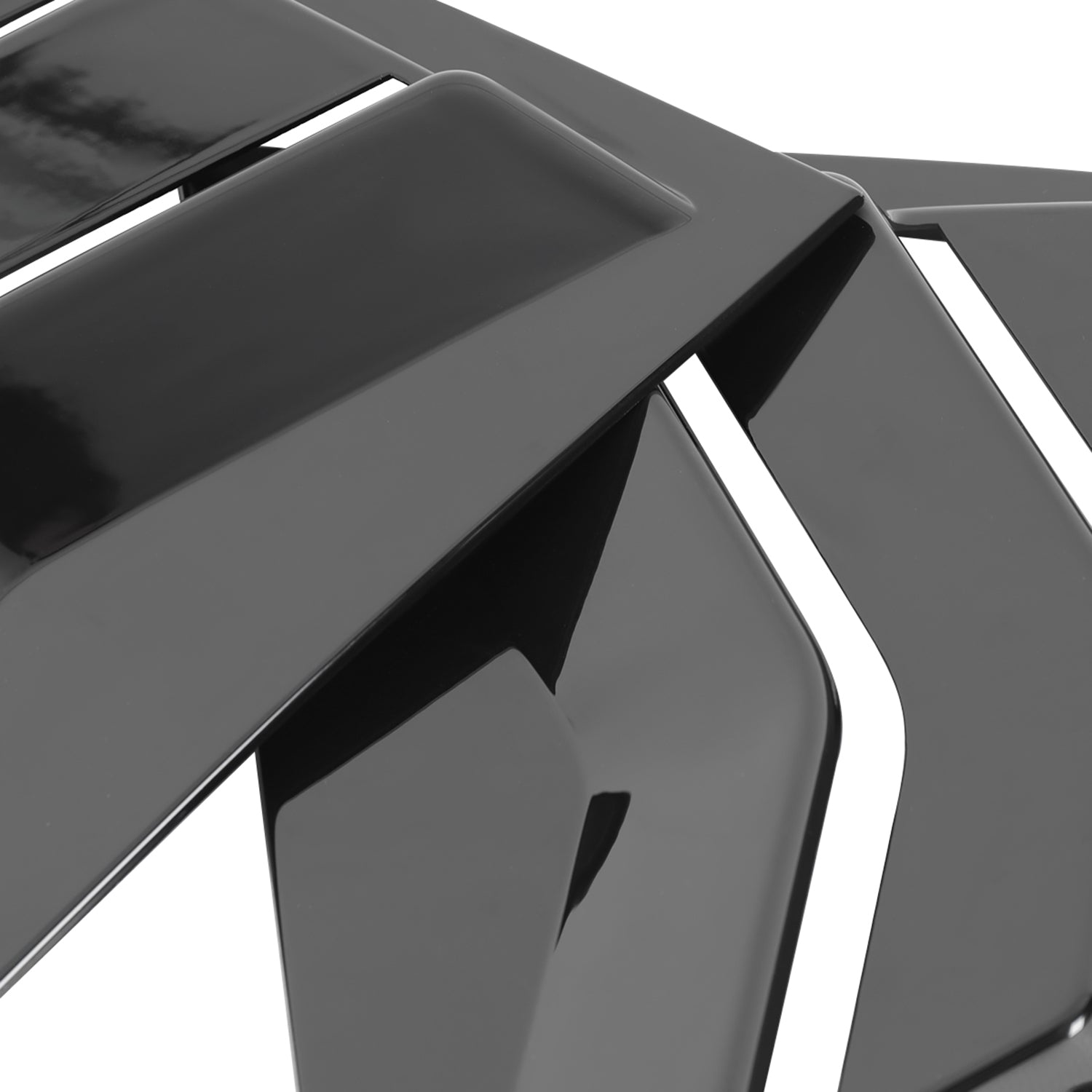 2011-2021 Dodge Charger Glossy Black Side Window Louvers Vent