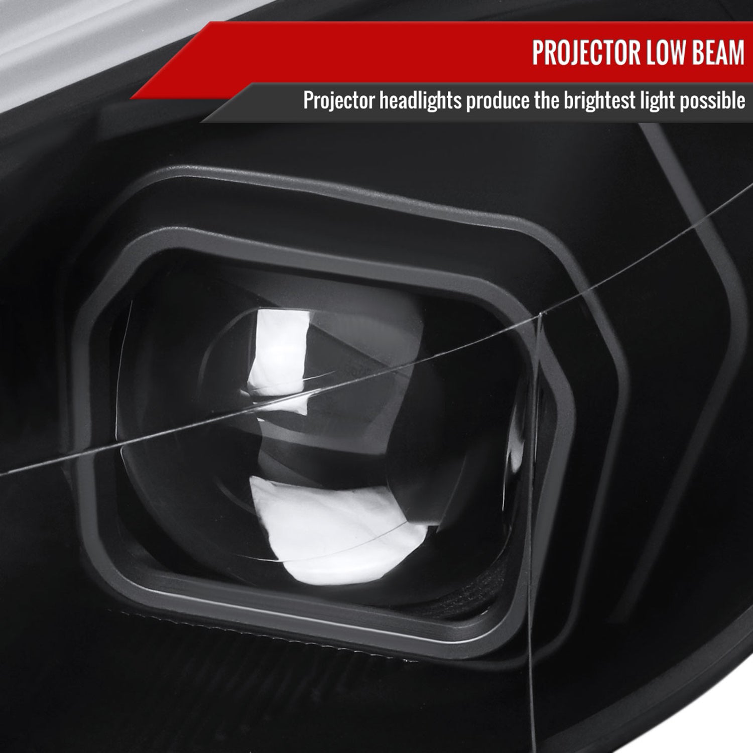 2015-2018 Ford Focus LED Sequential Signal Projector Headlights Matt Black