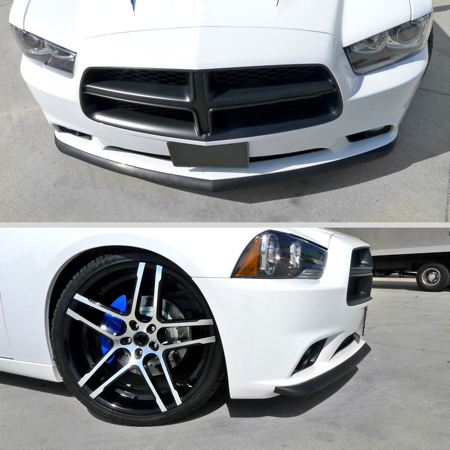 2011-2014 Dodge Charger ABS Bumper Lip Body Kit Splitter Spoiler