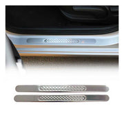Universal Door Sill Cover Plate Scuff Protector Stainless Steel Anti-Scratch 2x
