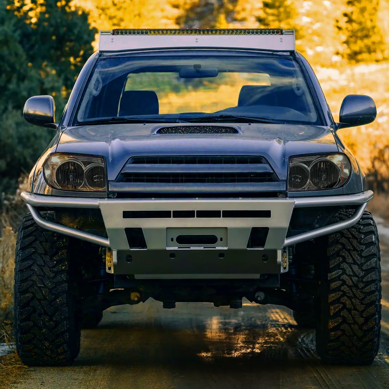 2003-2005 Toyota 4Runner Factory Style Headlights Chrome Housing/Smoke Lens