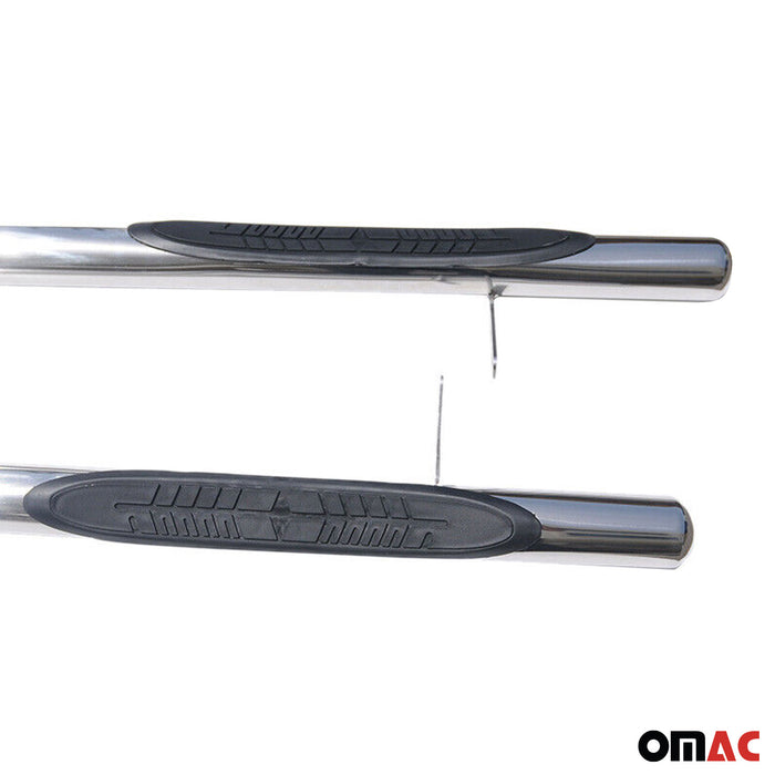 Steel Nerf Bars Side Step Running Board for Mercedes M Class W164 2005-2011 Gray
