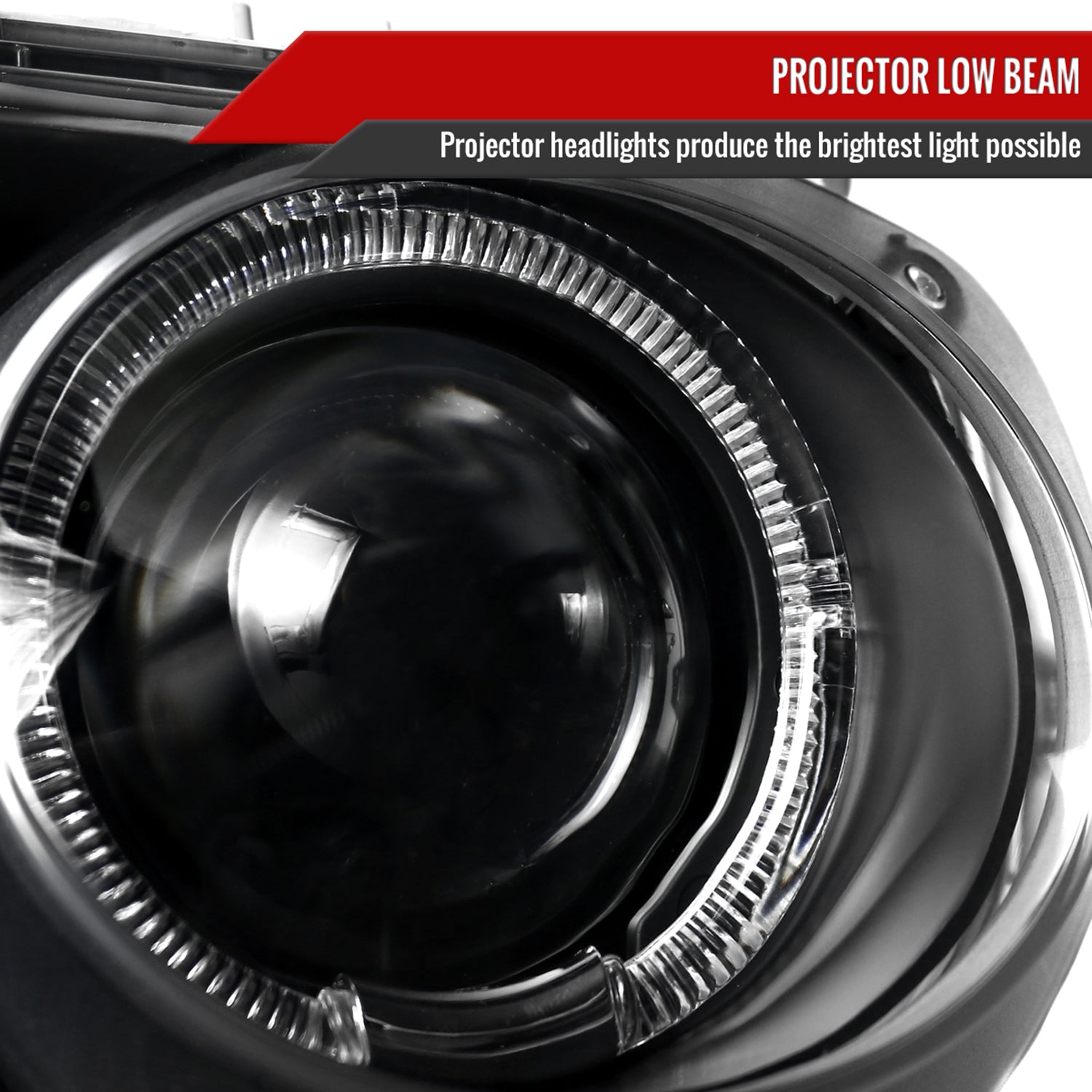 1994-1997 Acura Integra 3DR/4DR Dual Halo Projector Headlights Matt Black