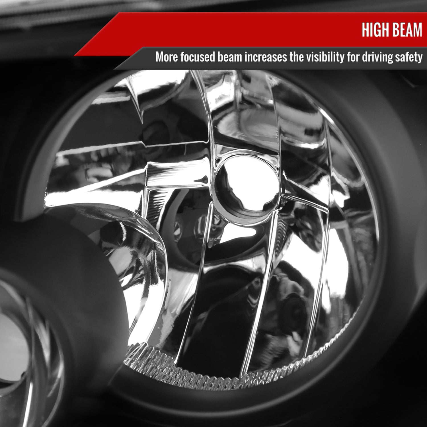 2008-2018 Dodge Grand Caravan Chrysler Town & Country Factory Headlights Black