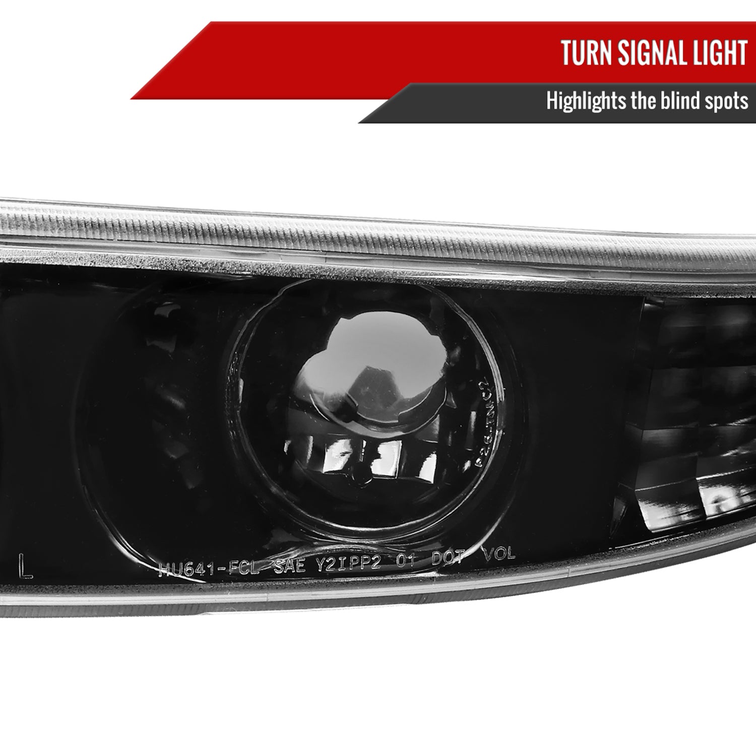 2001-2006 GMC Yukon / XL Denali/02-2006 Sierra Denali Dual Halo Headlights Black