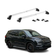 2016-2022 Honda Pilot Roof Rack Cross Bars Black Carrier 2 Pcs