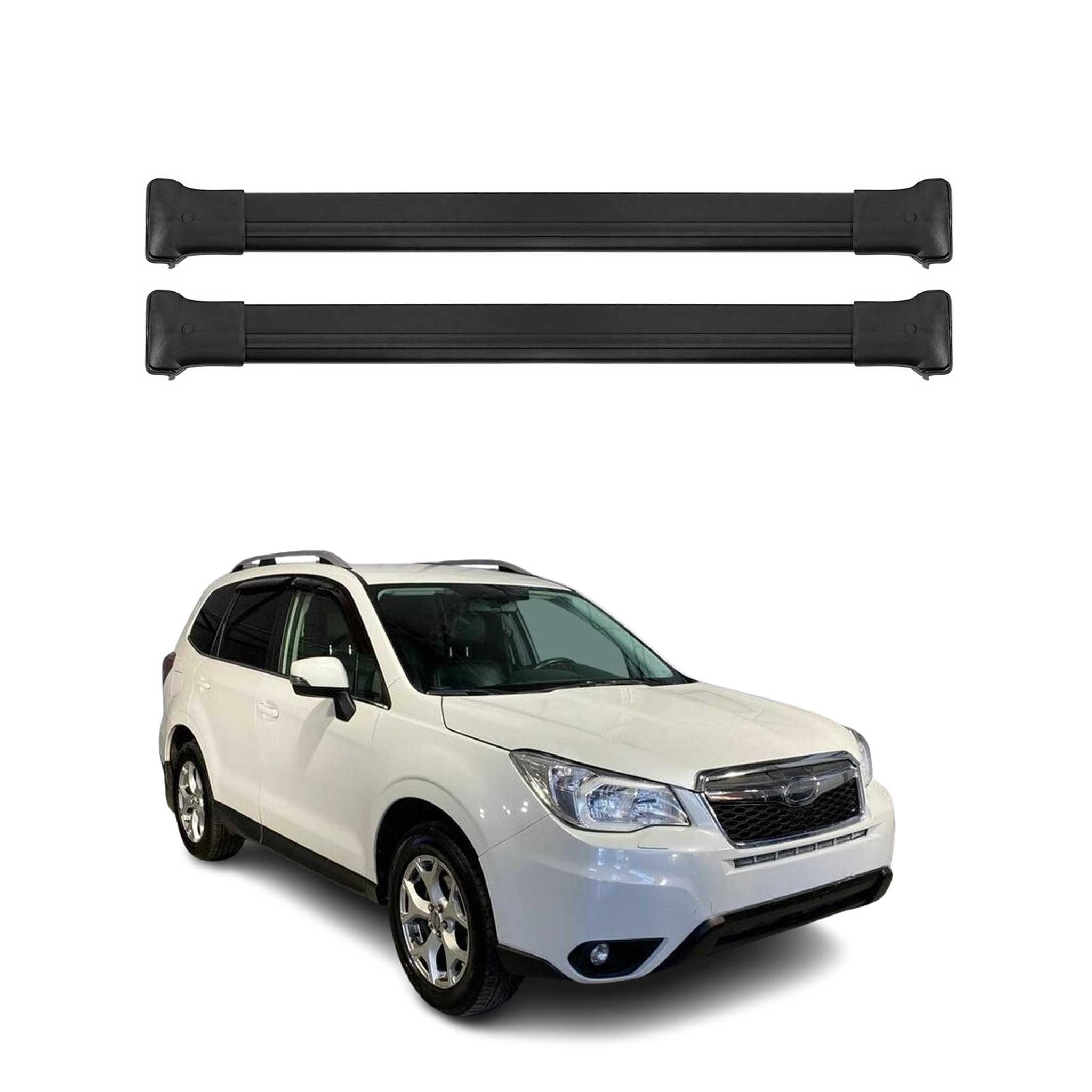 2014-2018 Subaru Forester Roof Rack Cross Bars Black