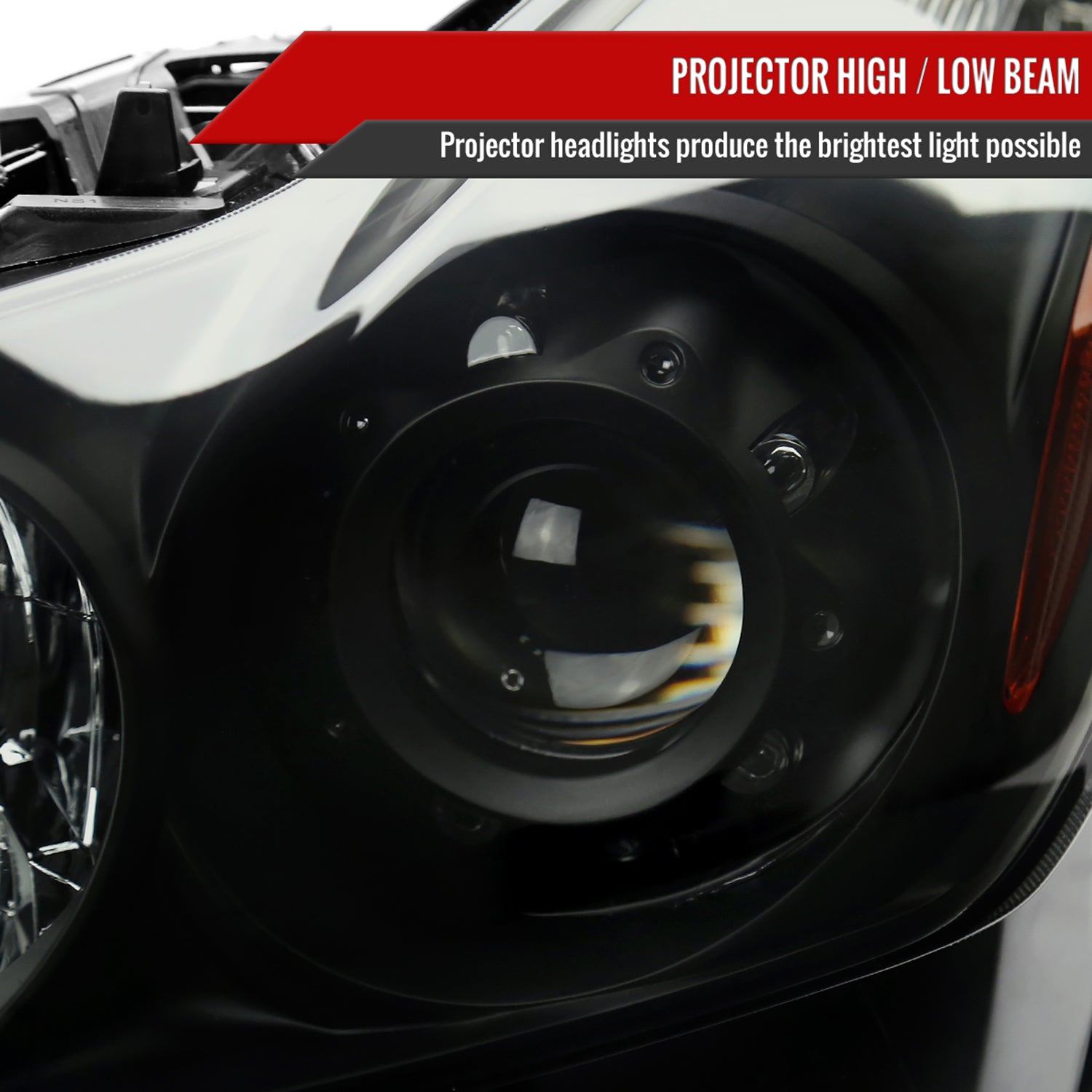 2008-2013 Infiniti G37/2014-2015 Q60 Factory Style Headlights Matte Black Smoke