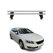 2015-2018 Volvo V60 Roof Rack Cross Bars Silver