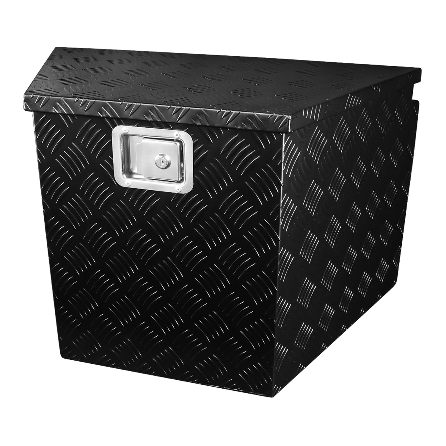 Universal 15~29" Heavy Duty Black Truck Trailer Tongue Tool Box w/ Lock & Keys