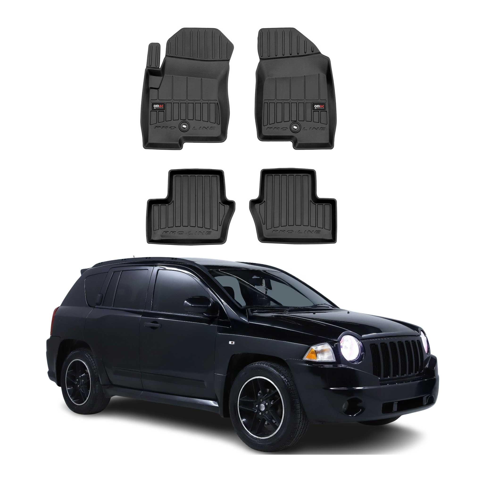 2007-2017 Jeep Compass Patriot OMAC Premium Floor Matss All-Weather Heavy Duty