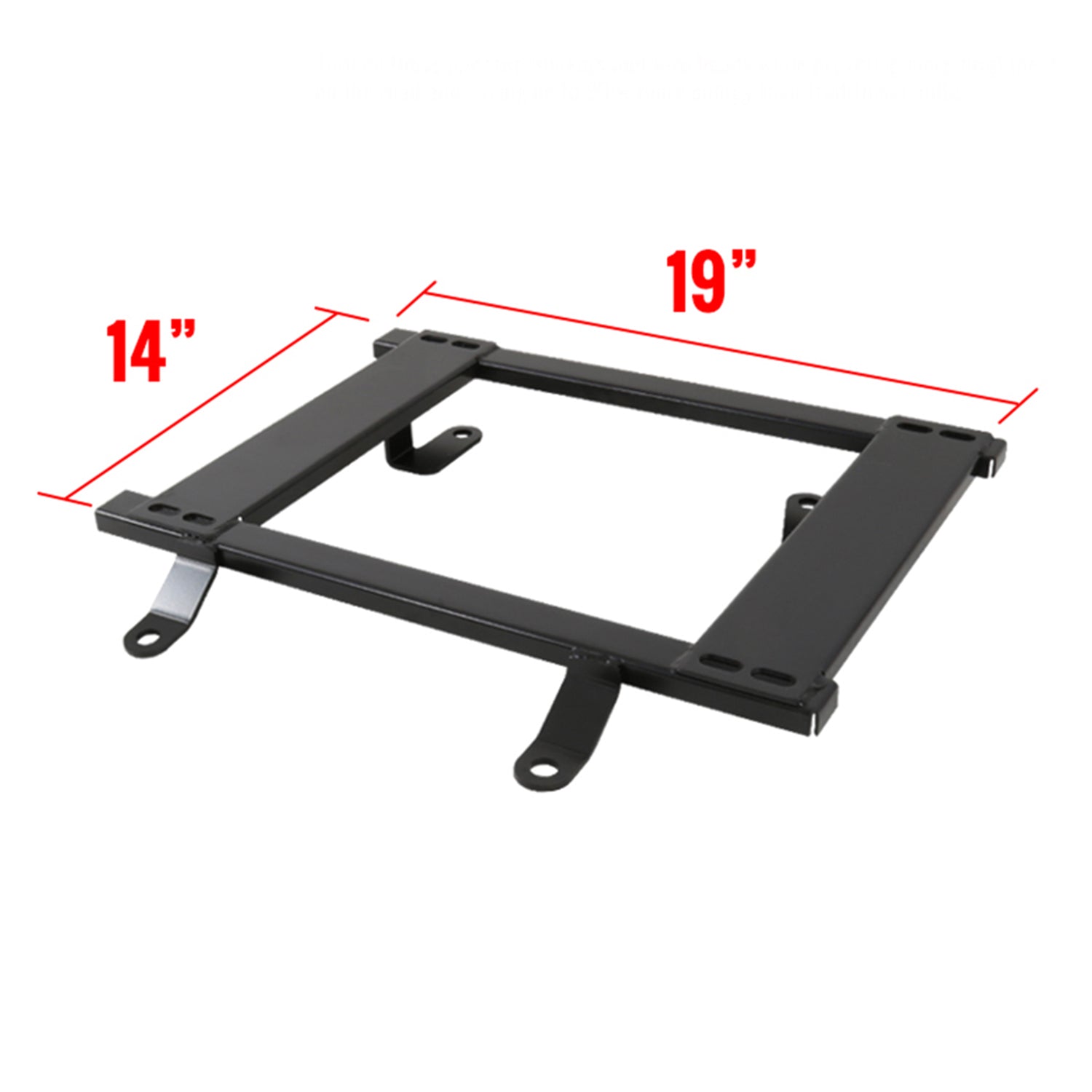 1979-1998 Ford Mustang Tensile Steel Racing Seat Mounting Brackets 19"x14"