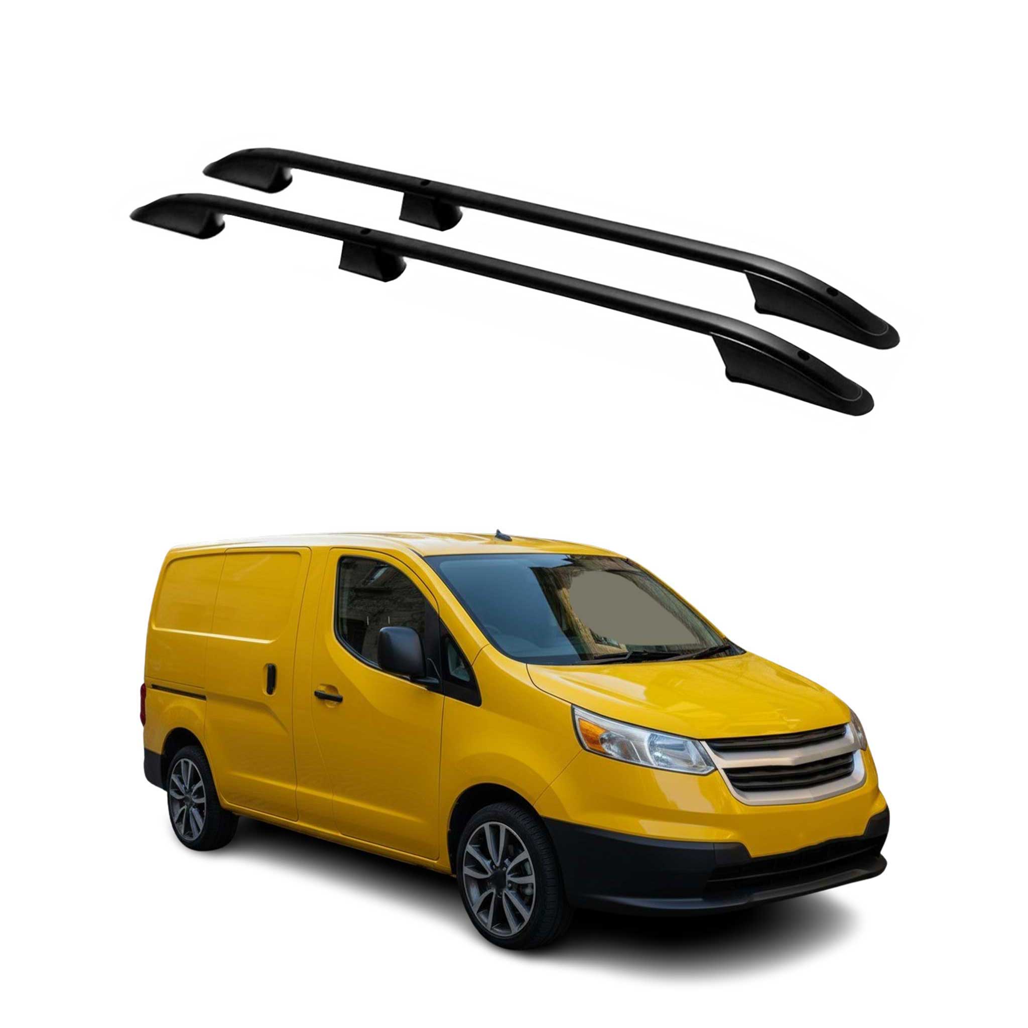 2015-2018 Chevrolet City Express Roof Rack Rails Side Rails Black