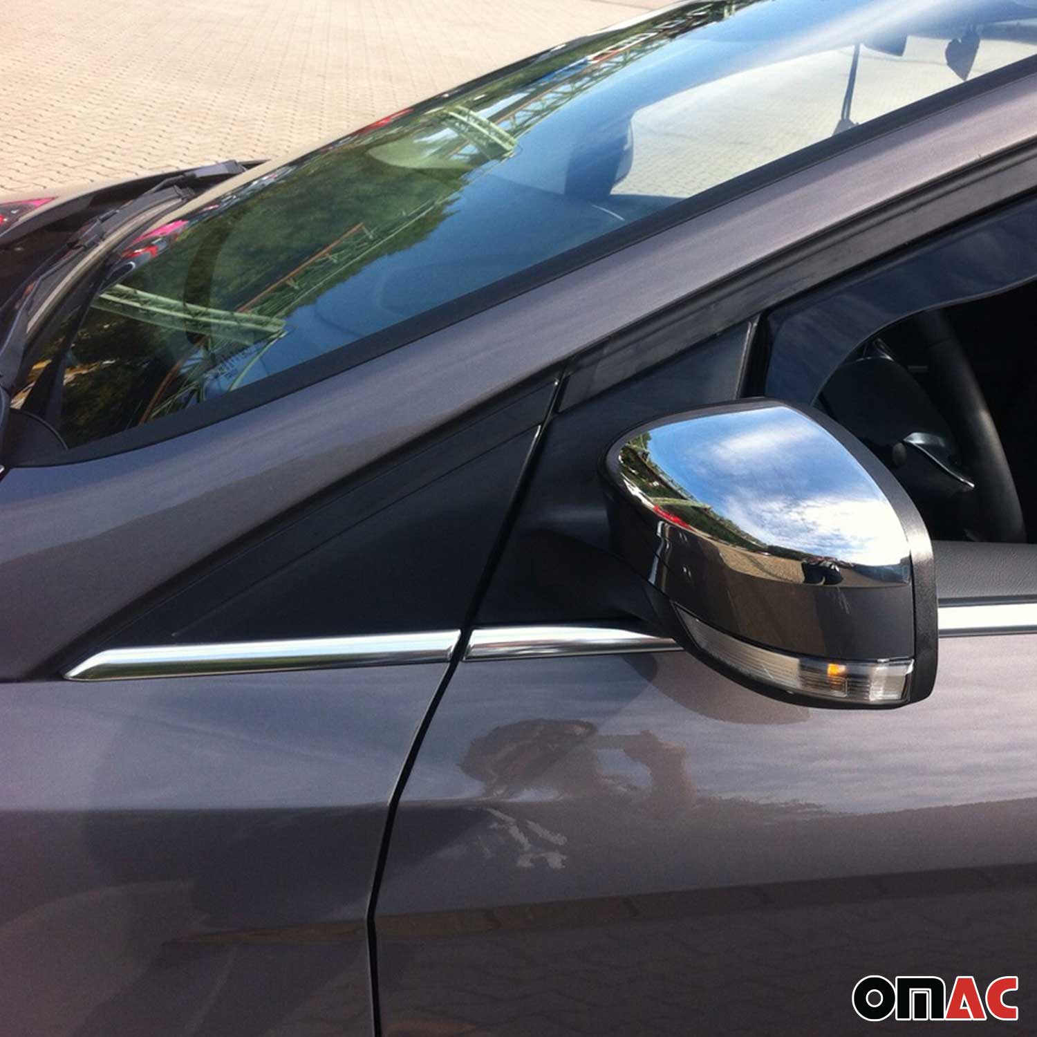 2012-2018 Ford Focus Hatchback 3.gen Window Molding Trim Streamer Stainless Steel Silver Chrome 8Pcs