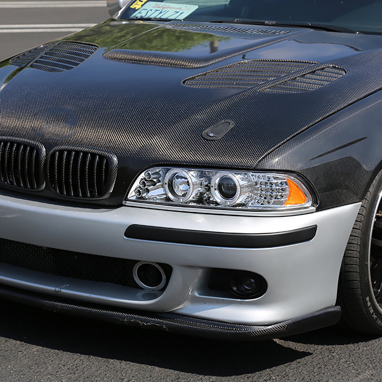 2001-2003 BMW E39 5 Series Dual Halo Headlights LED Signal Lights Chrome