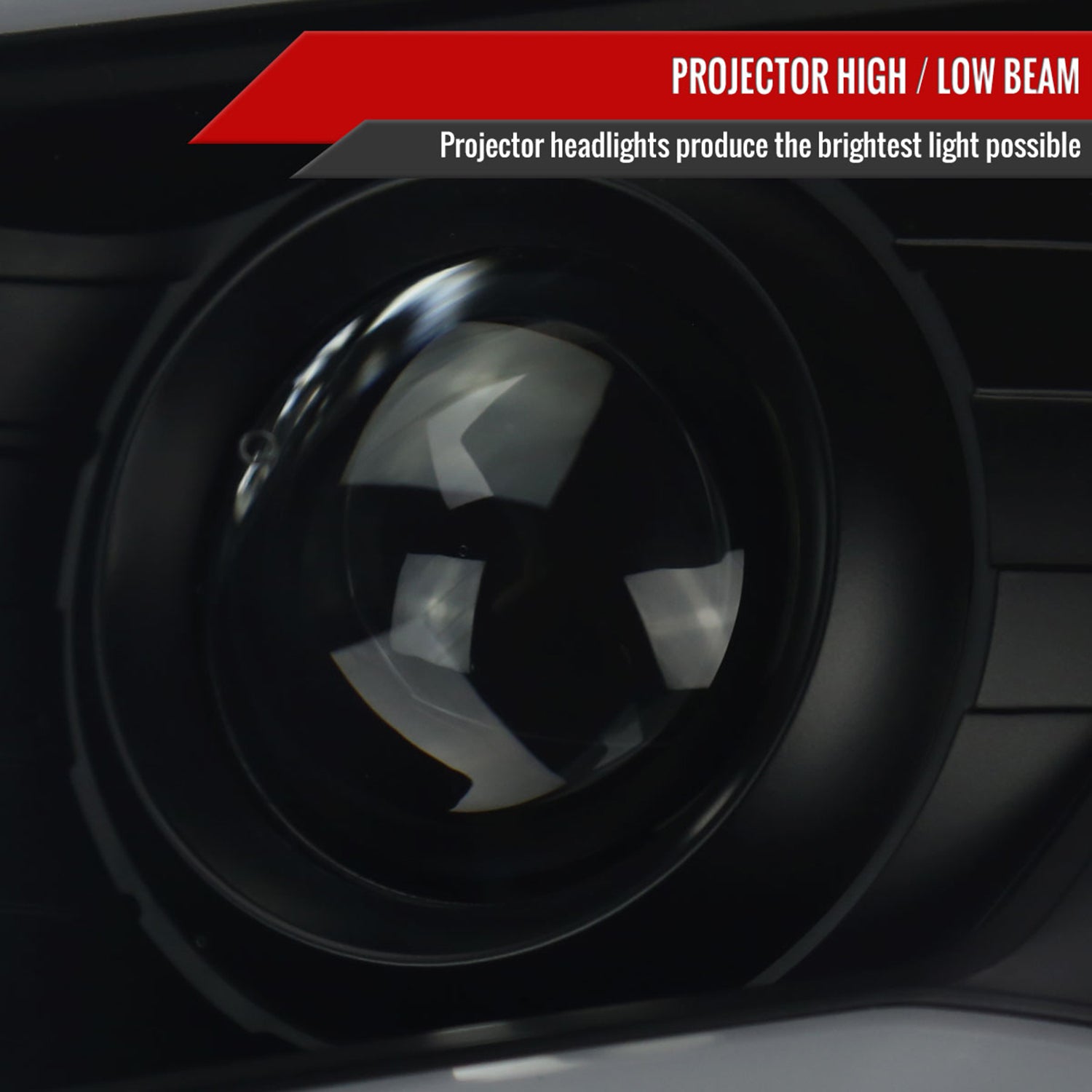 2012-2015 Toyota Tacoma Sequential LED Bar Projector Headlights Matt Smoke