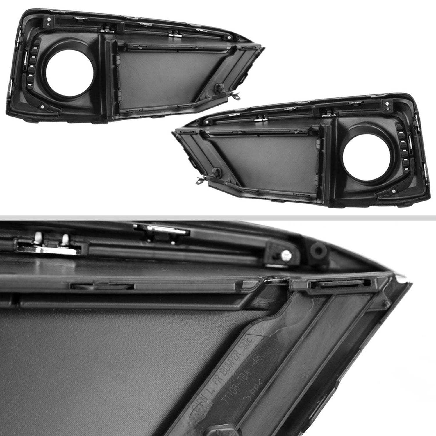 2019-2020 Honda Civic Sedan/Coupe H11 Fog Lights Kit Chrome/Clear Lens