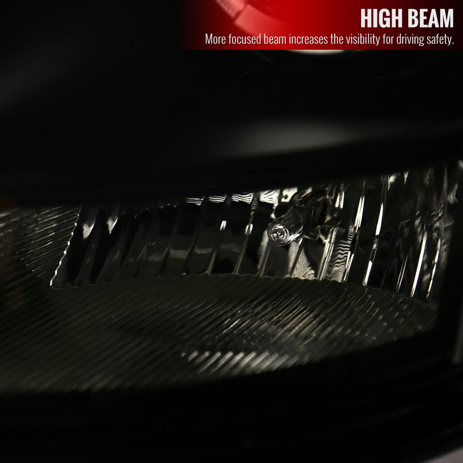 2003-2007 Cadillac CTS Halo Projector Headlights Black Housing/Smoke Lens