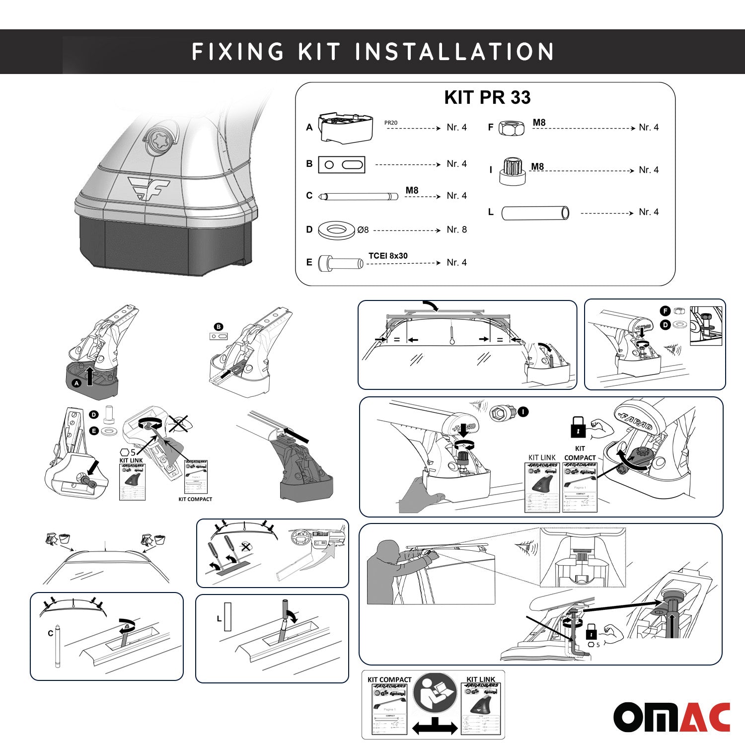 2022-2026 Toyota Corolla Cross Roof Racks Cross Bars Black