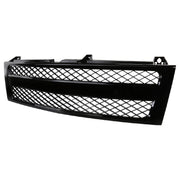 1999-2002 Chevrolet Silverado Black ABS V2 Mesh Grille