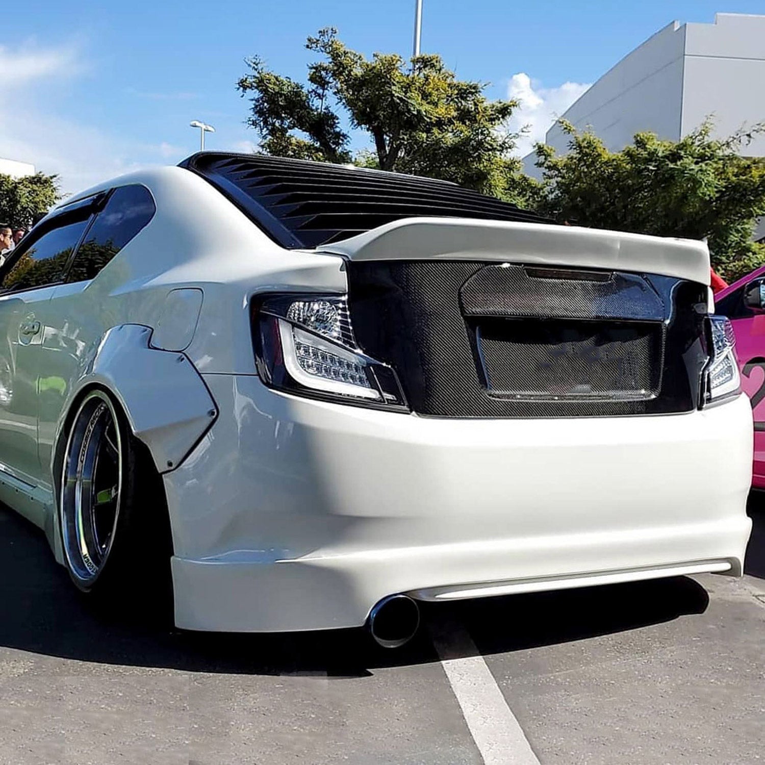 2011-2013 Scion tC LED Tail Lights Matte Black Housing/Clear Lens