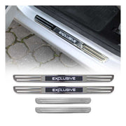 2018-2024 VW Tiguan Door Sill Scuff Plate Scratch Protector Exclusive Stainless Steel
