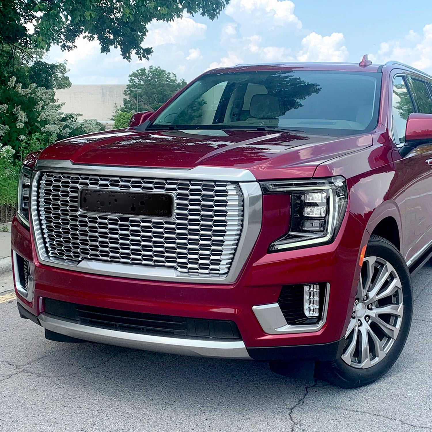 2021-2023 GMC Yukon/Yukon XL Denali Style Front Chrome Mesh Grille