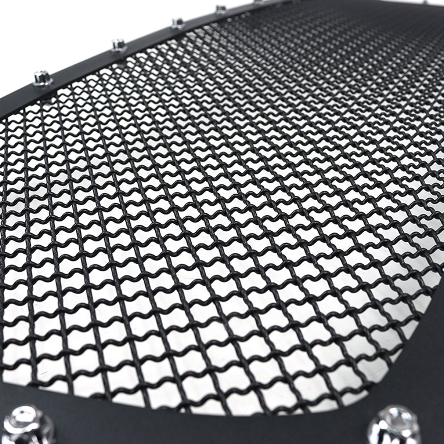 2005-2007 Chevy Silverado Rivet Style Black Stainless Steel Mesh Grille Insert