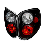 1997-2004 Ford F-150 Flareside Tail Lights Matte Black Housing/Clear Lens