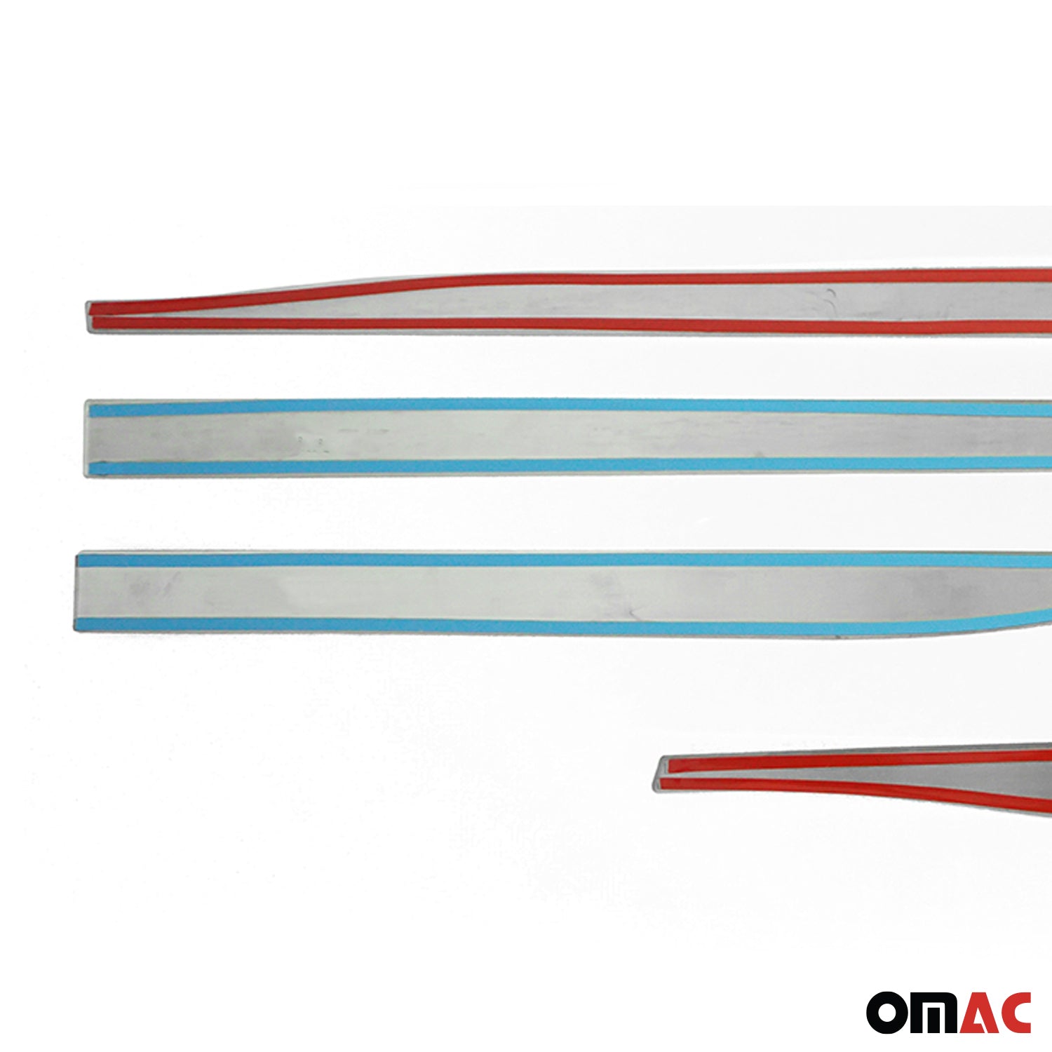 2018-2020 Buick Regal TourX Side Door Molding Trim Stainless Steel Silver 4x