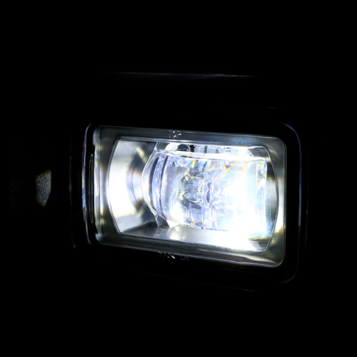 2015-2017 Ford F-150 6500K SMD LED Fog Lights Chrome Housing/Clear Lens